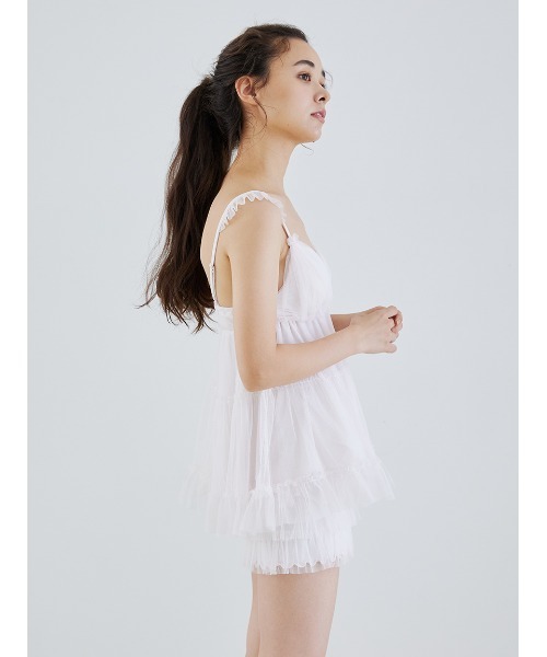 gelato pique（ジェラートピケ）の「チュールカップインキャミソール