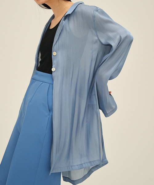 ENOF（イナフ）の「sheer jacket（シャツ/ブラウス）」 - WEAR
