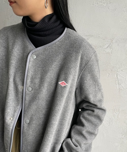 DANTON（ダントン）の「[DANTON/ダントン] フリース ノーカラー