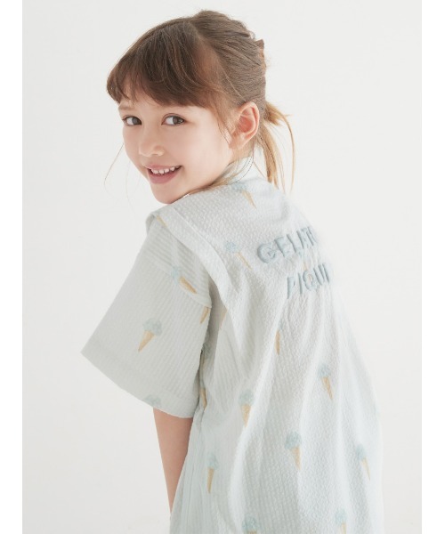 gelato pique（ジェラートピケ）の「【ONLINE限定】【KIDS】甚平セット
