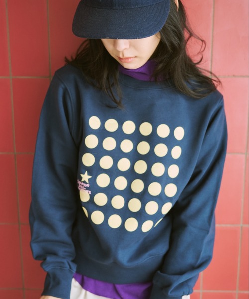 ドットグラフィック裏毛スウェット（スウェット）｜common gull