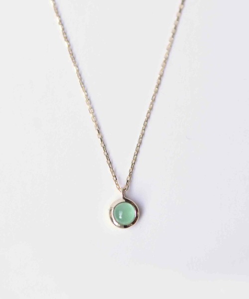 K10 マラケシュ 一粒 天然石 ネックレス（ネックレス）｜sowi（ソーイ