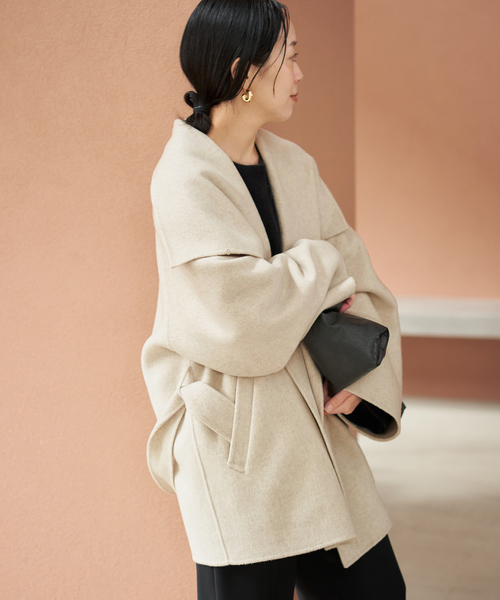 追加》HAMILTON DRAPE HALF コート 2（その他アウター）｜Plage