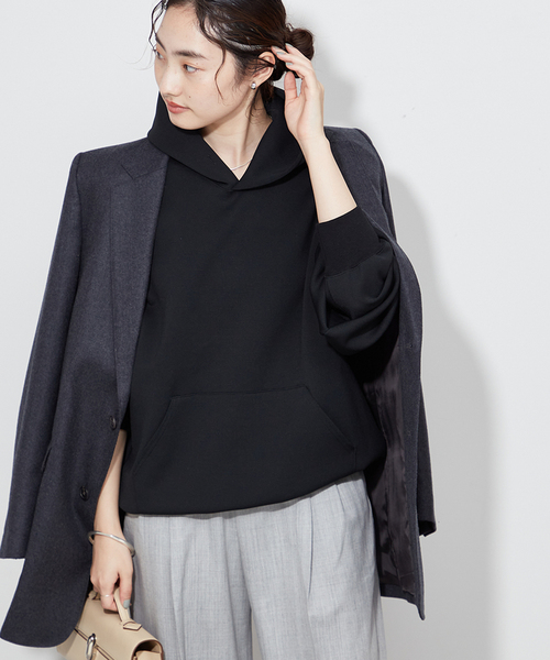 plage（プラージュ）の「DOUBLE KNIT フーディ（パーカー）」 - WEAR