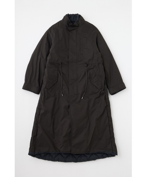 MOUSSY（マウジー）の「REVERSIBLE PUFFER LONG コート（ミリタリー