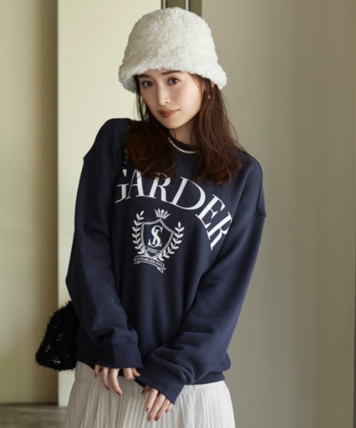 SNIDEL（スナイデル）の「エンブレムロゴスウェット（スウェット