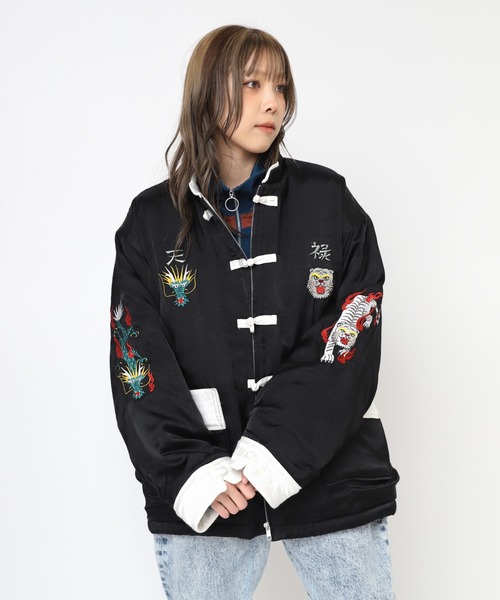 RNA（アールエヌエー）の「J2121 チャイナスカジャン（ブルゾン）」 - WEAR