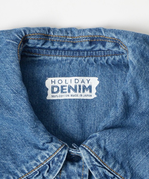 HOLIDAY（ホリデイ）の「PURITAN COLLAR DENIM SHIRT ピューリタン