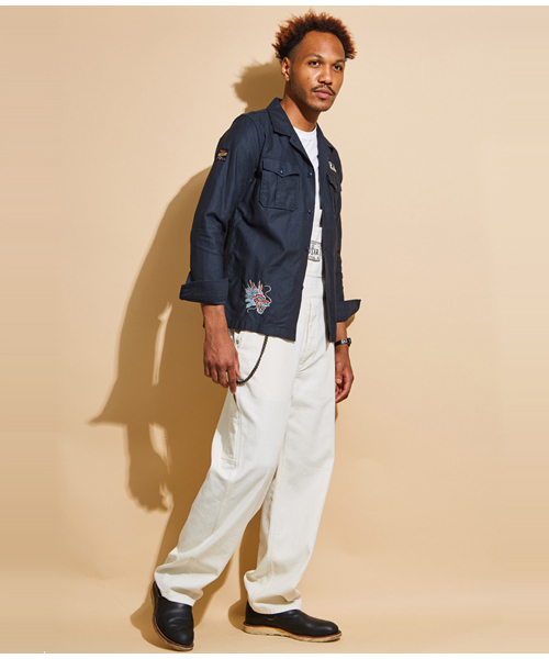 ROTAR（ローター）の「Herringbone overalls / オーバーオール