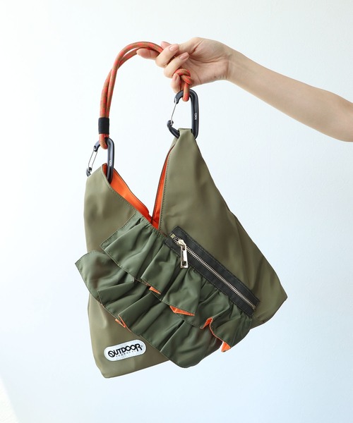 RISLEY×OUTDOOR PRODUCTS】miniトライアングルフリルバッグ（トート