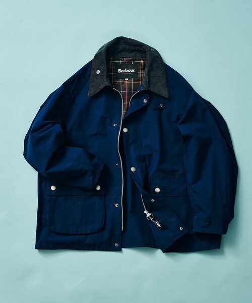 Barbour バブアー BEAMS別注 ビデイル ナイロンジャケット ネイビー