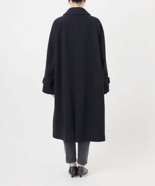 セール】尾州ウールスーパー100ステンカラーコート（ステンカラー