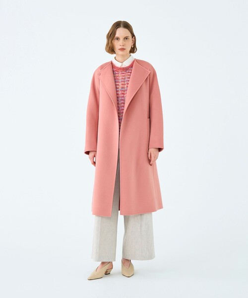 BALLSEY（ボールジィ）の「プレミアムウールリバー ノーカラーコート