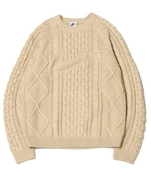 NIKE（ナイキ）の「NIKE CABLE KNIT SWEATER / ナイキ ケーブル ニット