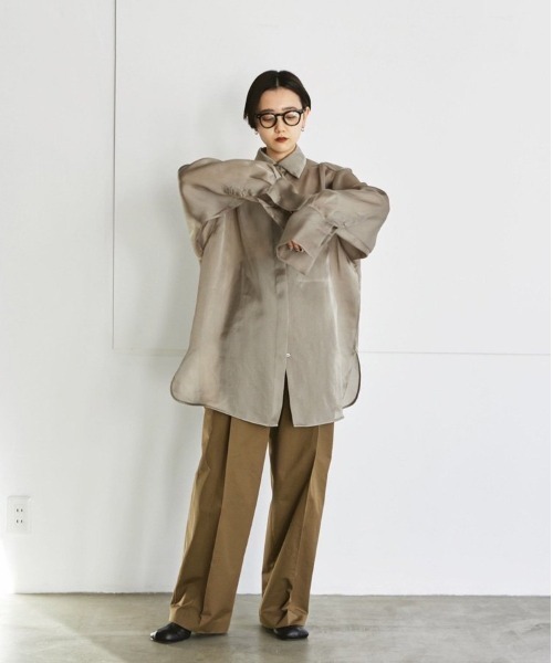 TODAYFUL（トゥデイフル）の「オーガンジーポケットシャツ（シャツ