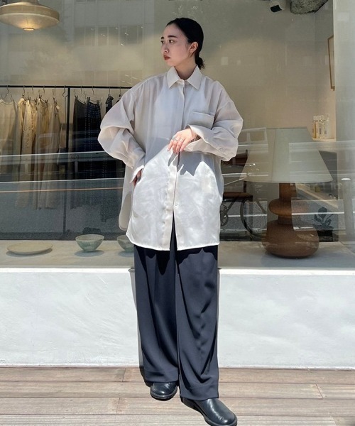 TODAYFUL（トゥデイフル）の「オーガンジーポケットシャツ（シャツ