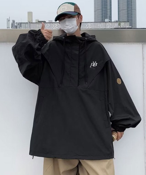 ワンポイントアノラックパーカー（ナイロンジャケット）｜MGV