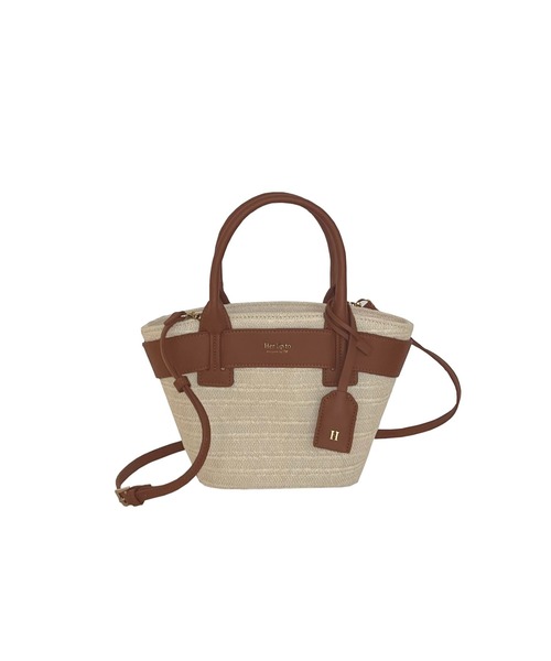 Her lip to（ハーリップトゥー）の「Palma Mini Tote Bag（かごバッグ