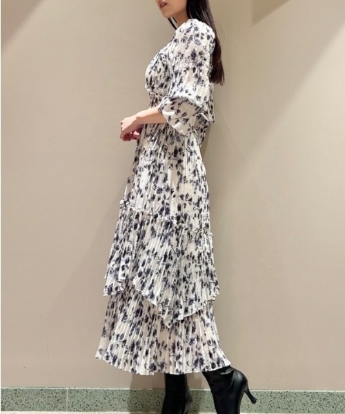 SNIDEL（スナイデル）の「ワッシャープリーツワンピース（ワンピース