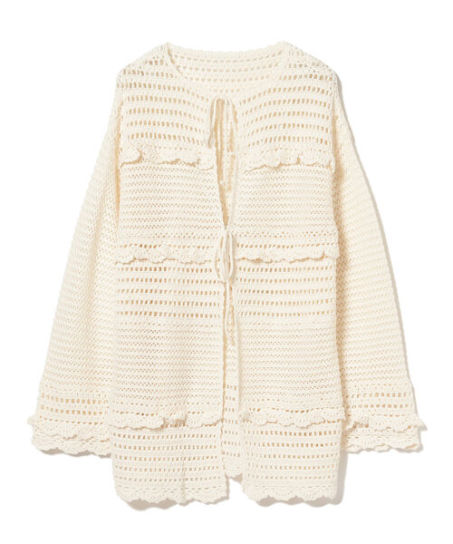 BEAMS BOY（ビームスボーイ）の「BEAMS BOY / フリル ニット