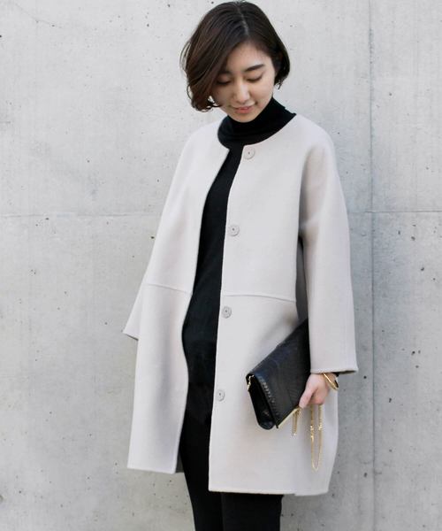 Deuxieme Classe（ドゥーズィエムクラス）の「リバーノーカラーコート