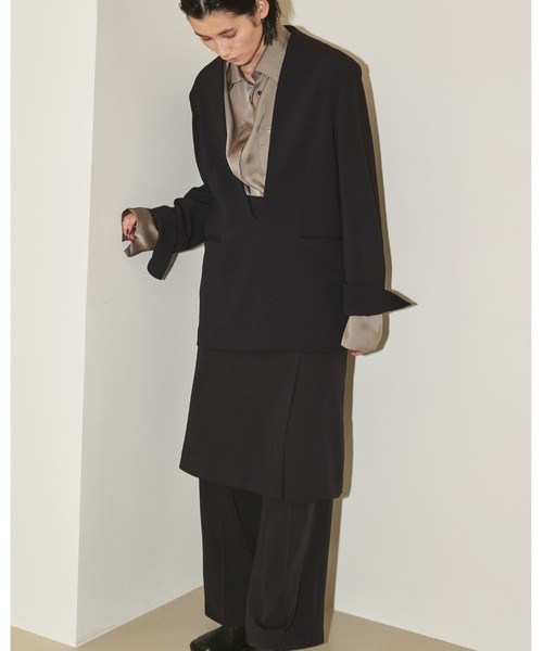 TODAYFUL（トゥデイフル）の「Uneck Pullover Jacket（ノーカラー