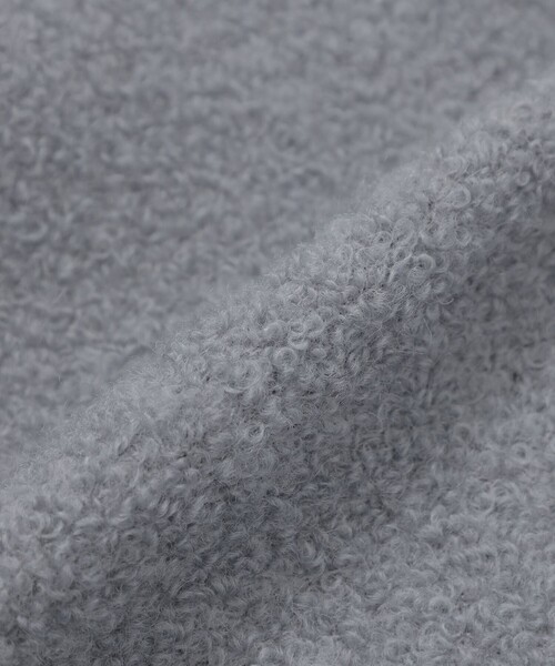 セール】【HESSLE（ヘスル）】ノーカラーショートコート（ノーカラー