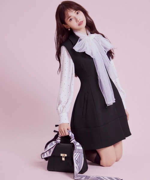 SNIDEL（スナイデル）の「コンストラクトミニワンピース（ワンピース