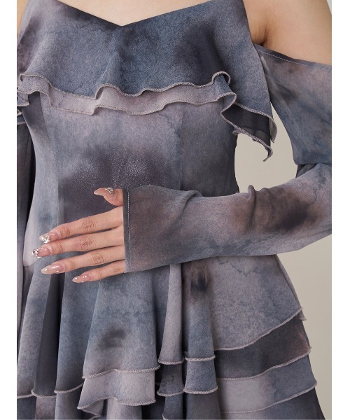 イレヘムタイダイフリルミニワンピース（ワンピース）｜Darich