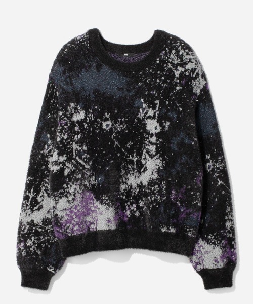 HARE（ハレ）の「ラメアブストラクトニットプルオーバー(HARE)（ニット