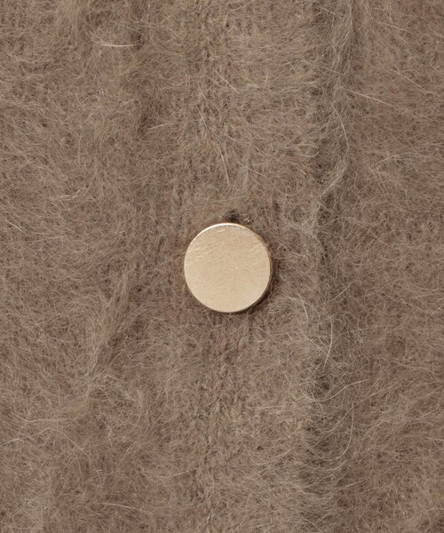 セール】カシミヤブレンドファー加工カーディガン（カーディガン