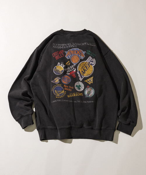 セール】NBA 別注ランダムチーム バックロゴ クルーネックスウェット