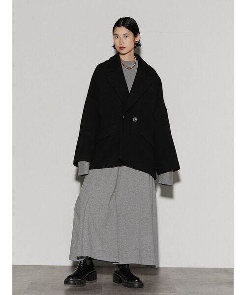 UN3D.（アンスリード）の「DOLMAN MIDDLE WOOL CT / ドルマンミドル