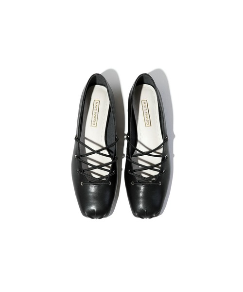 Akiko Kizu ×Daniella & GEMMA】 ゴムクロスバレエシューズ（バレエ