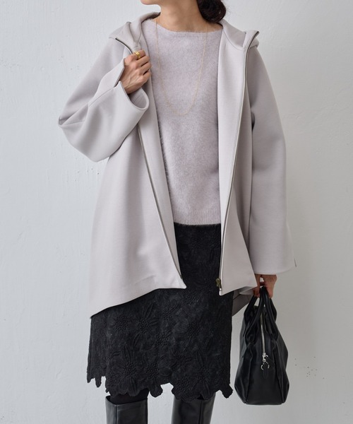 BEARDSLEY（ビアズリー）の「フードハーフフレアコート（その他