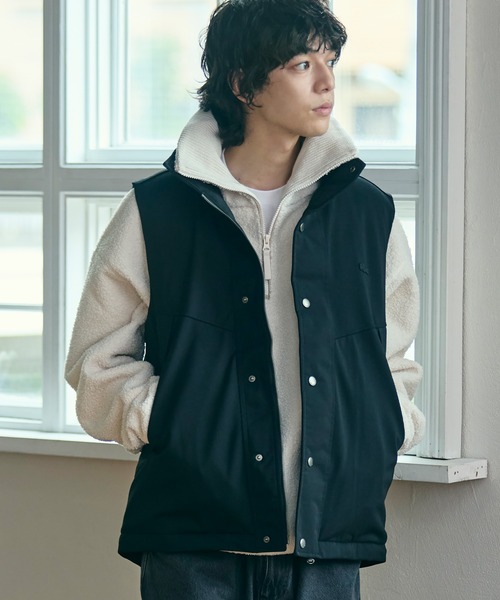 セール】RDS認証ダウン 耐水透湿 ハイネック ジップアップ ピケダウン