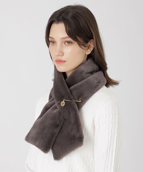 フェイクファーティペット（マフラー）｜BLUE LABEL CRESTBRIDGE