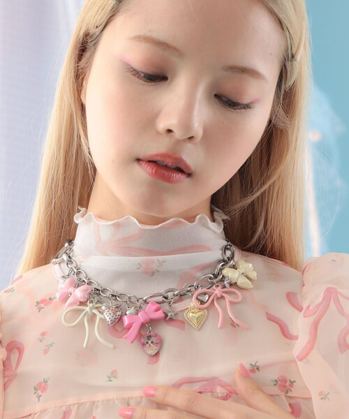 COLLABORATION】Lovely Charm 22 / カラフルネックレス（ネックレス