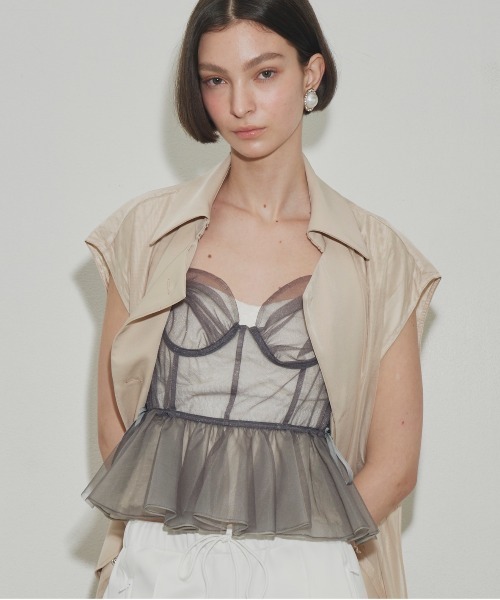 LA BELLE ETUDE（ラベルエチュード）の「ペプラムビスチェ（ベスト
