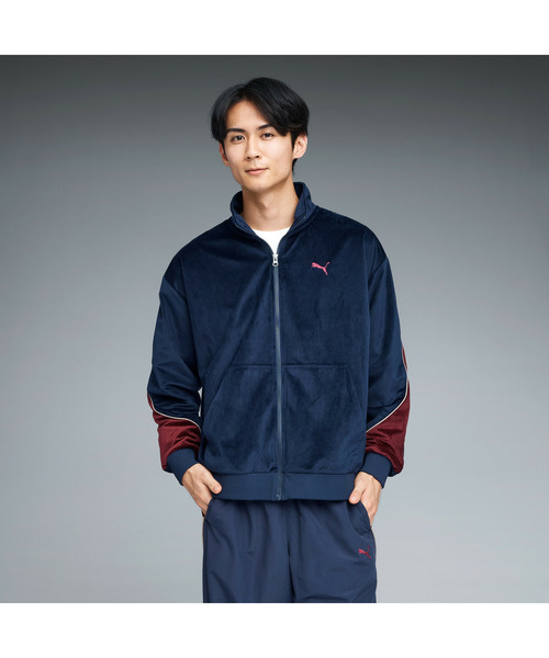 セール】PUMA プーマ メンズ CORE HERITAGE ベロア ジャケット
