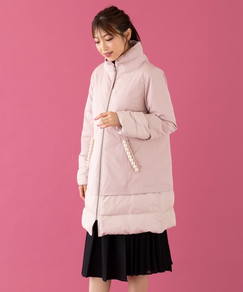Rose Tiara（ローズティアラ）の「異素材切替ダウンコート（ダウン