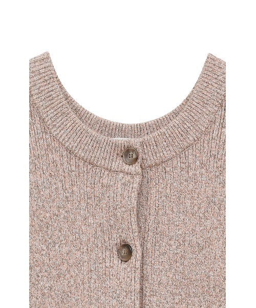 セール】W FACE COLOR MIX HOLE SLEEVE C/D（カーディガン/ボレロ