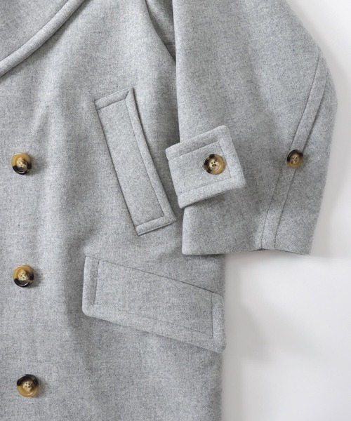 STUMBLY（スタンブリー）の「STUMBLY / Melton/Boa Combination Pea