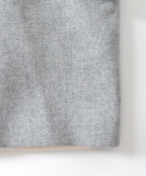 STUMBLY（スタンブリー）の「STUMBLY / Melton/Boa Combination Pea