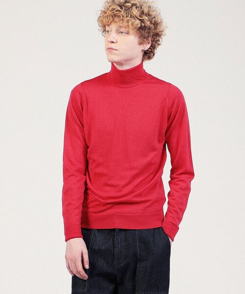 セール】JOHN SMEDLEY RICHARDS メリノウール タートルネック（ニット