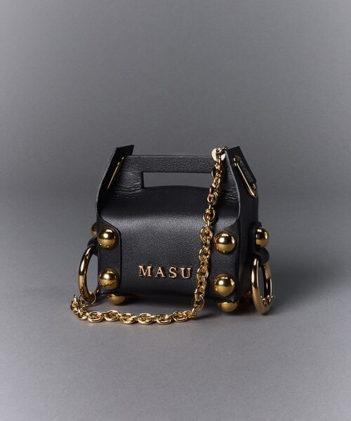 MASU/エムエーエスユー】LEATHER CAKE BAG PETIT/レザーケーキバッグ