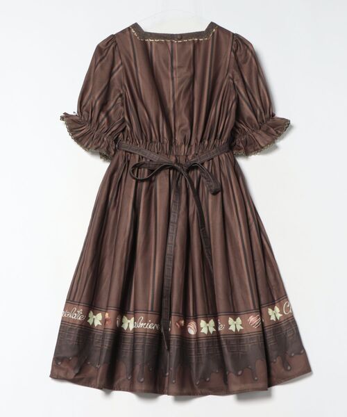 Chalmiere（シャルミエール）の「ボンボンショコラ柄ワンピース