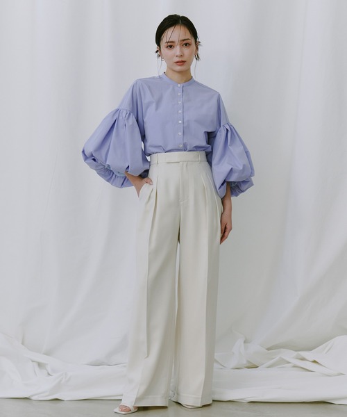 セール】ボリュームスリーブブラウス（シャツ/ブラウス）｜anuans（ア