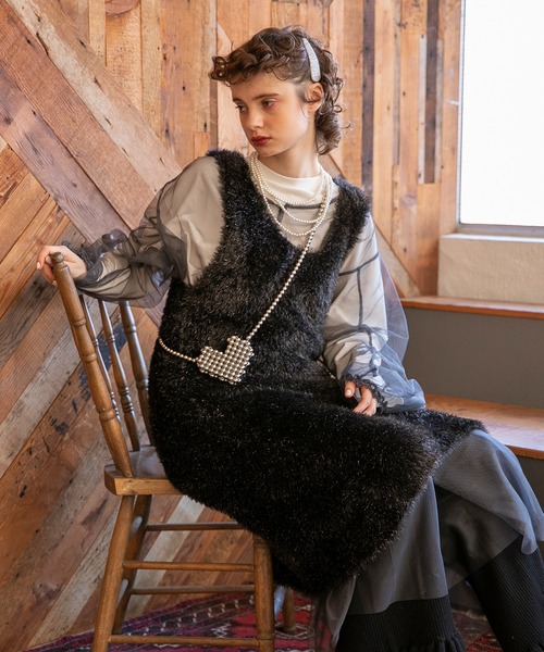 forksy.】ハートビーズミニバッグ forksy.│MONO-MART [モノマート