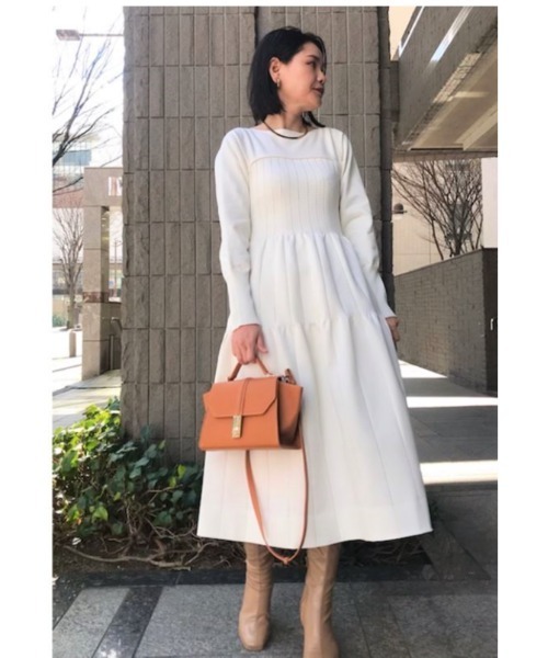 CELFORD（セルフォード）の「ホールガーメントベア風ニットワンピース